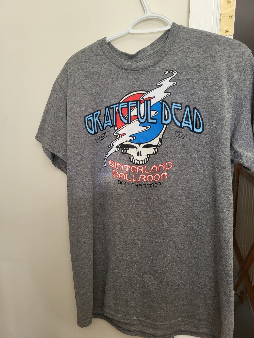 Grateful Dead Winterland Liquid Blue Tshirt